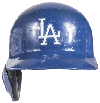 Circa 2013-2015 Adrian Gonzalez Game Used Los Angeles Dodgers Batting Helmet (JT Sports)